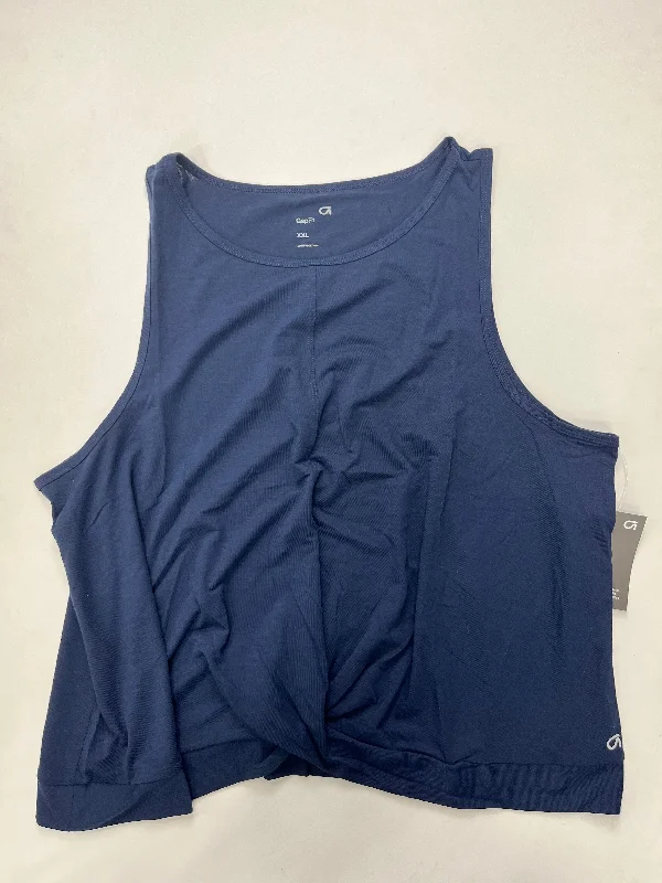 Women's Sexy Lace Camisole -Navy Athletic Tank Top Gapfit, Size 2x