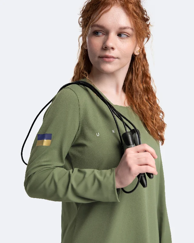 Women's V-neck Long Sleeve T-shirt -Long Sleeve | Creating Power Within