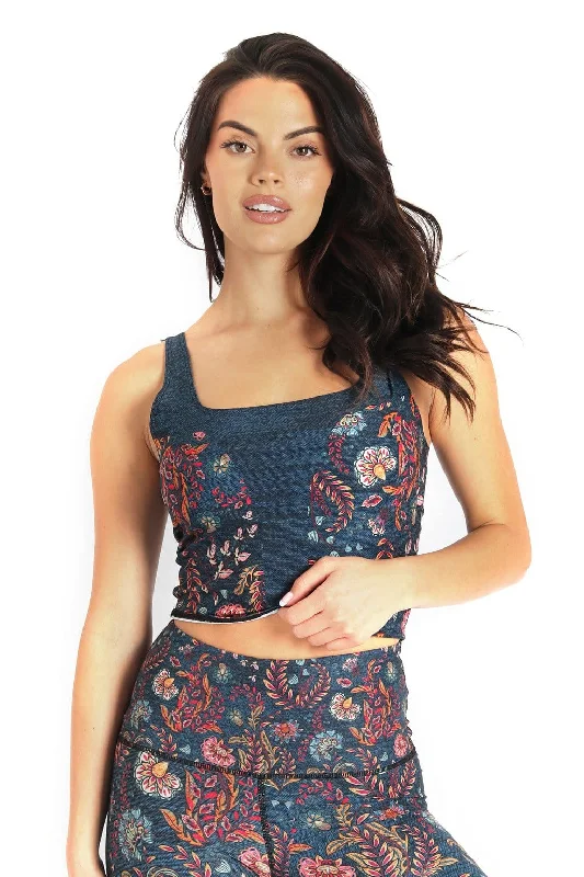 Women's Tank Tops for Relaxed Fit -Om Tank - Festival Denim