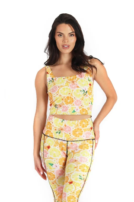 Women's Tank Tops with Bold Prints -Om Tank - Main Squeeze