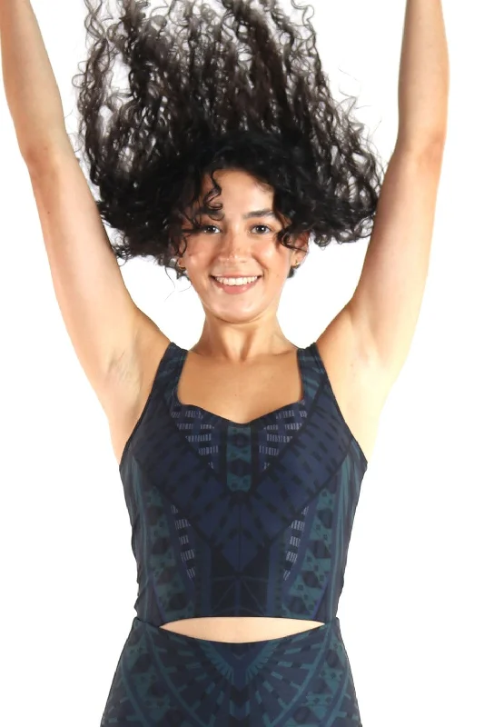 Women's Trendy Camis for Layering -Om Tank - Warrior One