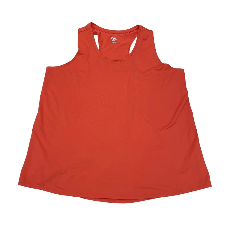 Women's Soft Camis with Stretchable Fabric -ORANGE ATHLETIC TANK TOP by ATHLETIC WORKS Size:3X Women's Soft Camis with Stretchable Fabric -ORANGE ATHLETIC TANK TOP by ATHLETIC WORKS Size:3X