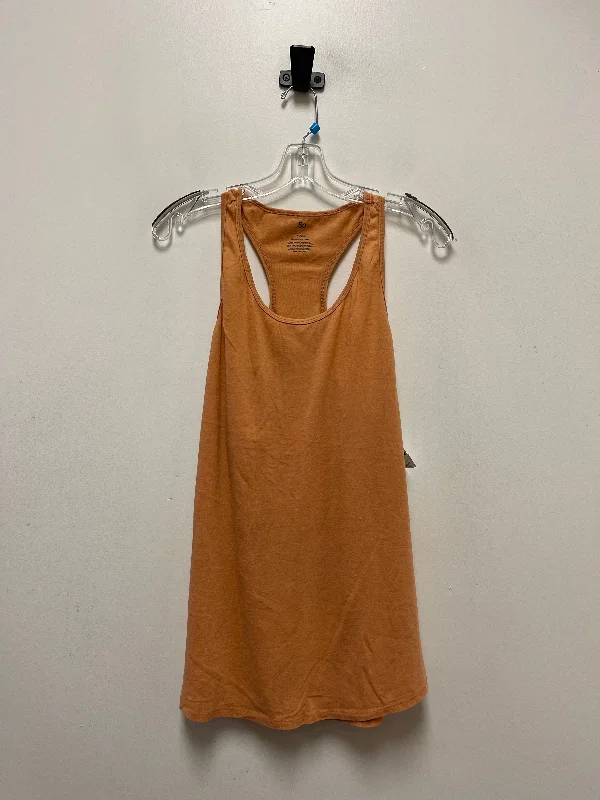 Women's Tank Tops for Hot Summer Days -Orange Athletic Tank Top So, Size 2x