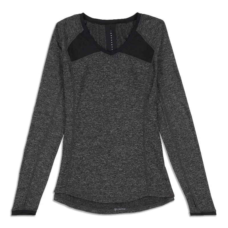 Women's Oversized Long Sleeve T-shirt -Pace Pusher Long Sleeve Shirt - Resale