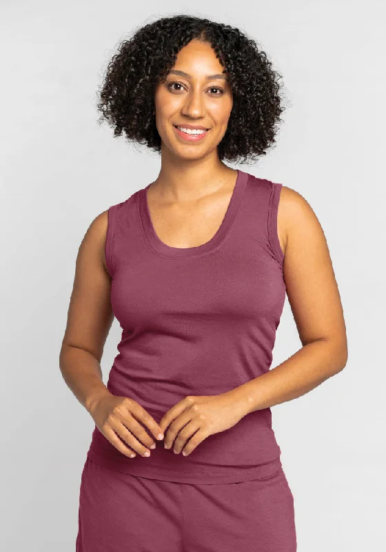 Women's Tank Tops for Cool Summer Nights -Phoebe Lounge Tank - Wild Ginger