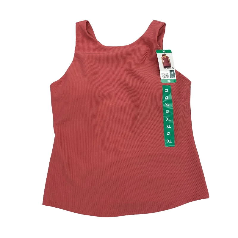 Women's Tank Tops with Solid Colors -PINK ATHLETIC TANK TOP by 32 DEGREES Size:XL
