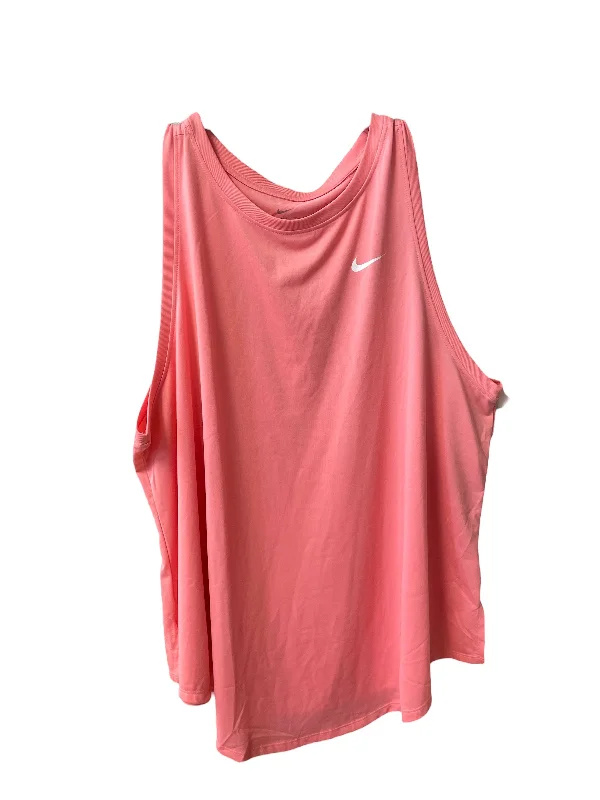 Women's Tie Dye Tank Tops -Pink Athletic Tank Top Nike Apparel, Size 4x