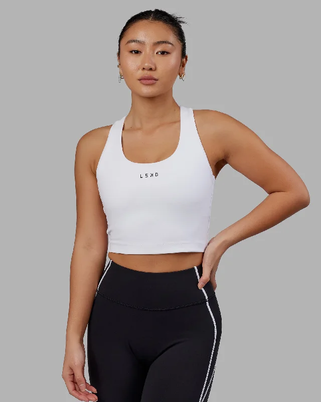 Women's Work Tank Tops -Pulse Active Tank - White