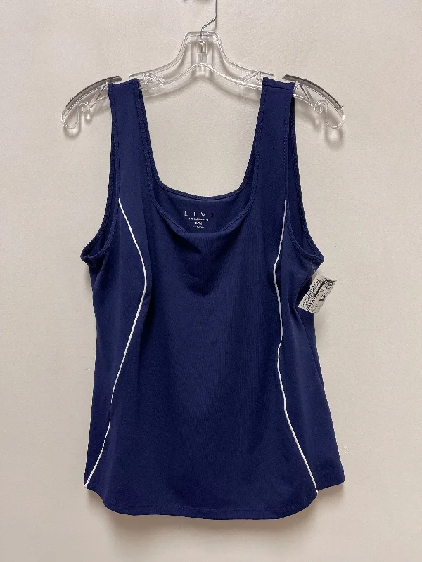 Women's Camisoles for Relaxed Comfort -Purple Athletic Tank Top Livi Active, Size 1x Women's Camisoles for Relaxed Comfort -Purple Athletic Tank Top Livi Active, Size 1x