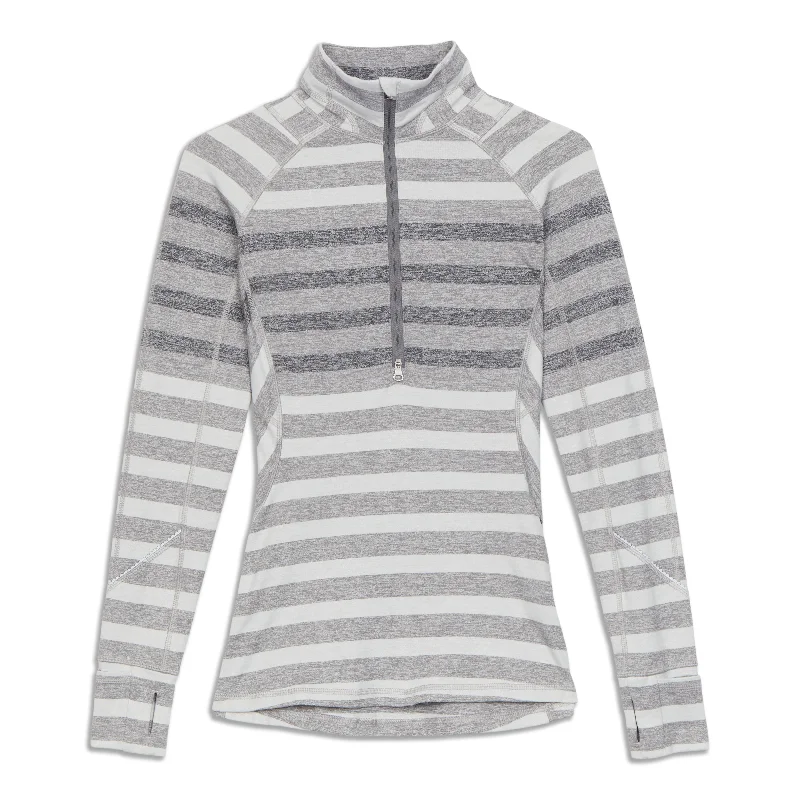 Women's Long Sleeve T-shirt with Pocket -Race Your Pace Zip Long Sleeve Shirt - Resale Women's Long Sleeve T-shirt with Pocket -Race Your Pace Zip Long Sleeve Shirt - Resale