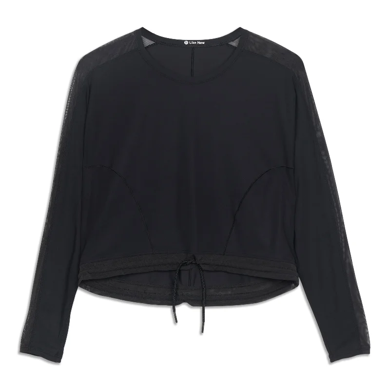 Women's Fashionable Long Sleeve Shirt for Office -Reach For The Run Long Sleeve Shirt - Resale Women's Fashionable Long Sleeve Shirt for Office -Reach For The Run Long Sleeve Shirt - Resale