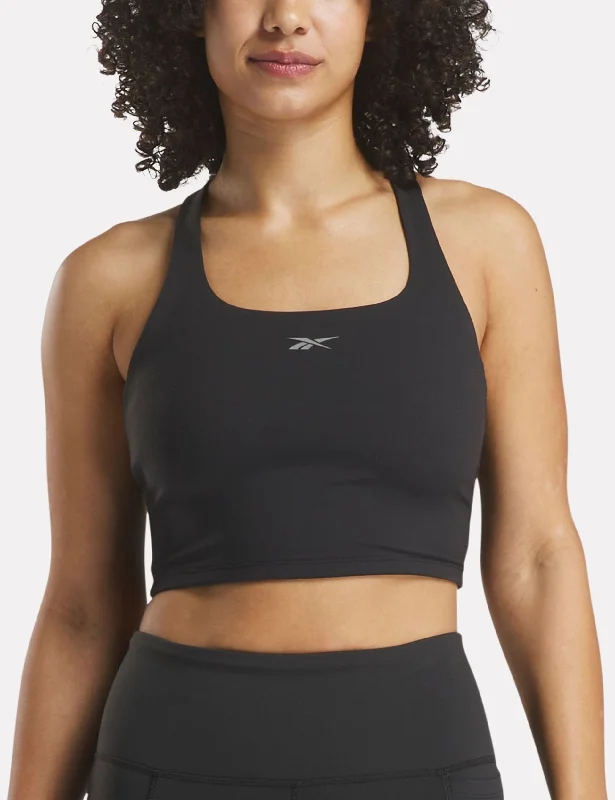 Women's Stylish Camisoles with Light Fabrics -Lux Tank - Black