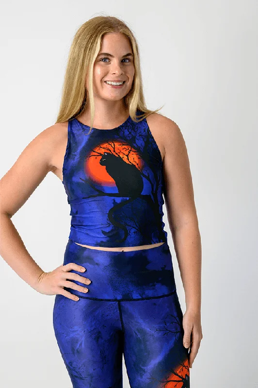 Women's Tank Tops with Open-back Design -Ready or Knot Tank - Friday the 13th