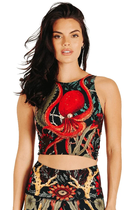 Women's Tank Tops for Party Wear -Ready or Knot Tank - Coral My Name