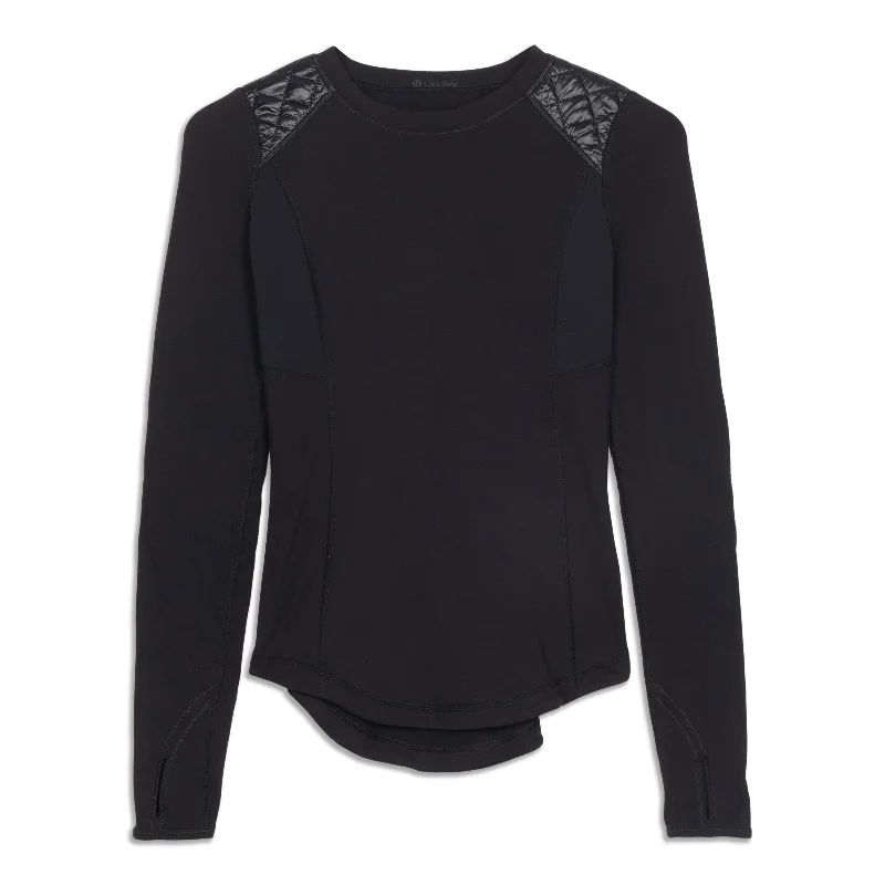 Women's Simple Long Sleeve T-shirt for Busy Days -Run Ice Queen Long Sleeve Shirt - Resale