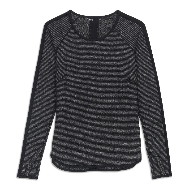 Women's Trendy Long Sleeve Shirt for Casual Outfits -Run Runder Under Long Sleeve Shirt - Resale