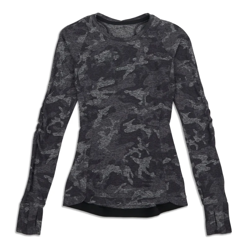 Women's Long Sleeve Top for Layering -Runderful Long Sleeve Shirt - Resale