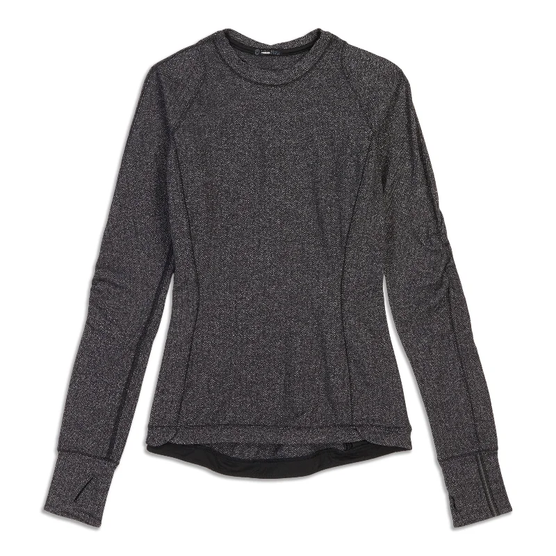 Women's Simple Long Sleeve T-shirt for Office -Runderful Long Sleeve Shirt - Resale