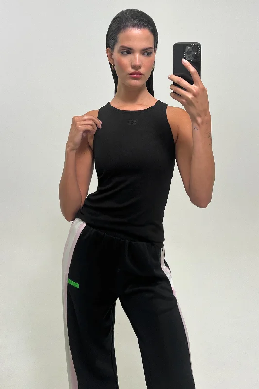 Women's Long Sleeve to Tank Top Combo -Soft Cotton Rib Tank Top