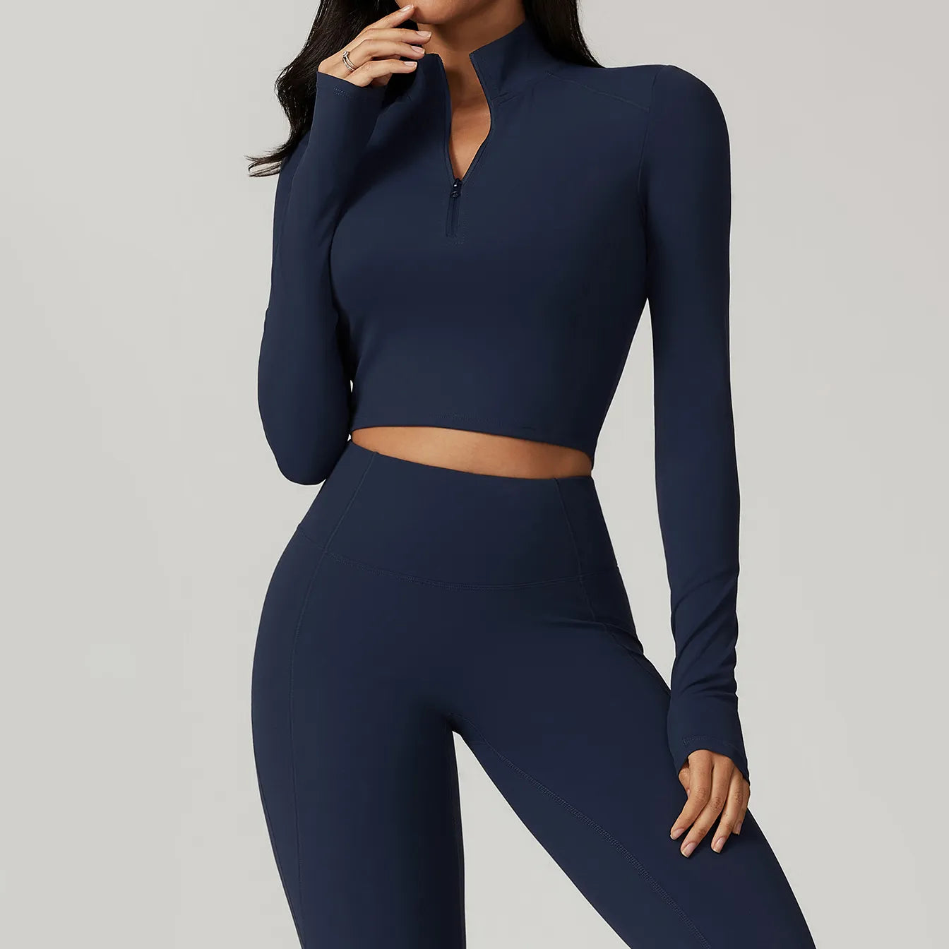 Women's Cozy Cotton Long Sleeve T-shirt for Fall -SPARK Athletic Set Long Sleeve Top ZC8796 Women's Cozy Cotton Long Sleeve T-shirt for Fall -SPARK Athletic Set Long Sleeve Top ZC8796