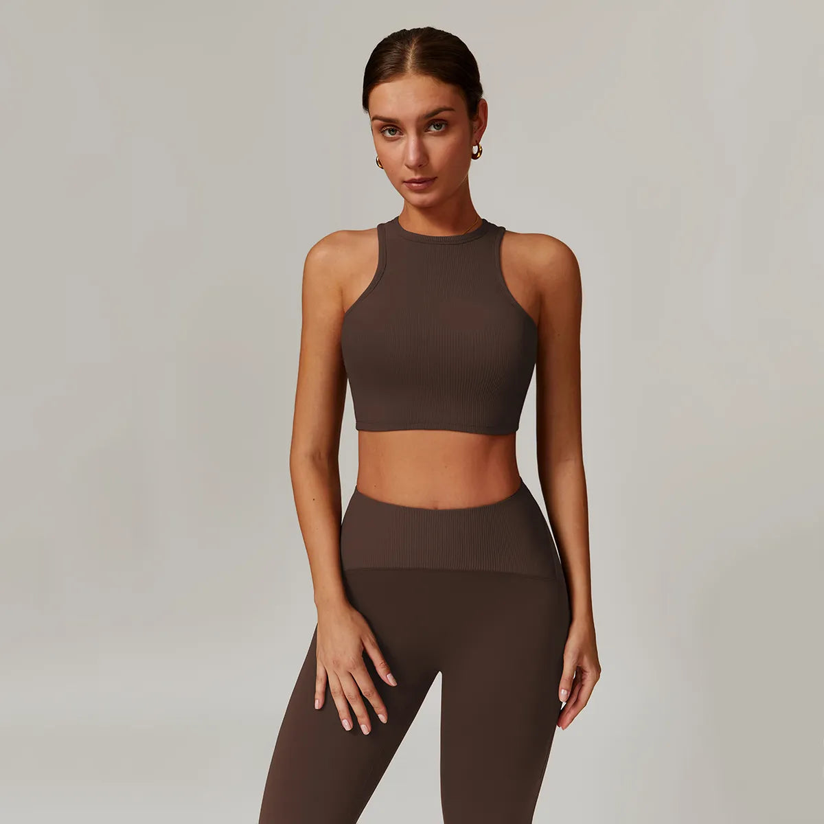 Women's Tank Tops for All Seasons -SPARK Ribbed Crop Tank Top ZC8889