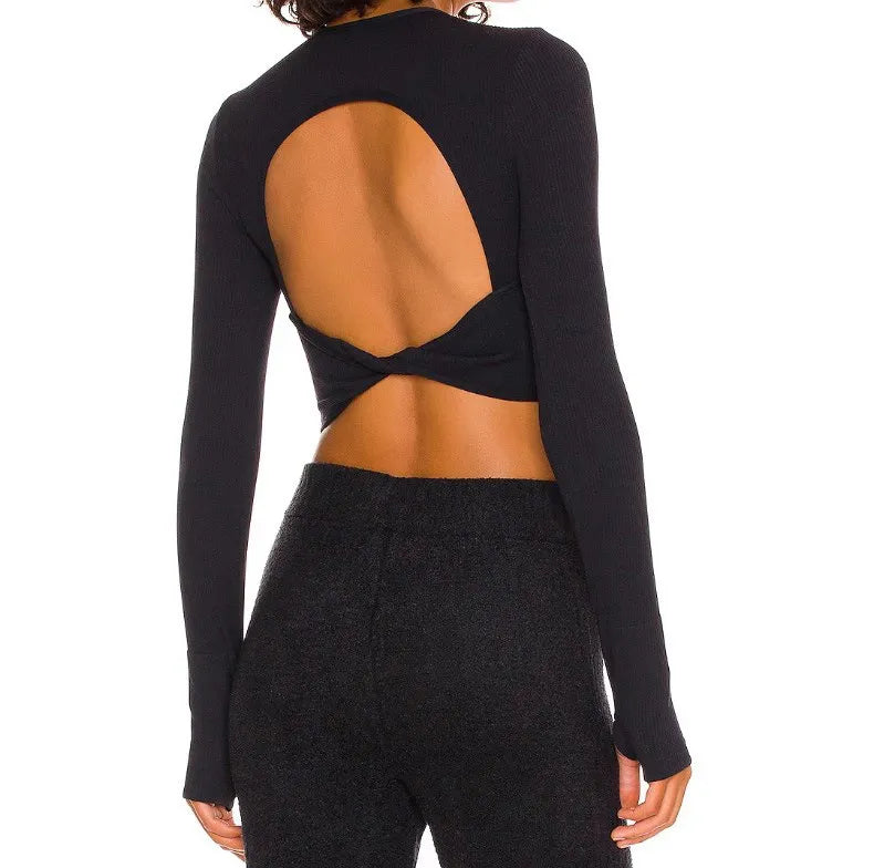 Women's Versatile Long Sleeve T-shirt for All Seasons -SPARK Ribbed Long Sleeve Yoga Tops MYCX204 Women's Versatile Long Sleeve T-shirt for All Seasons -SPARK Ribbed Long Sleeve Yoga Tops MYCX204