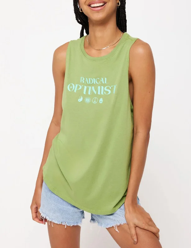 Women's Tank Tops for Busy Days -Radical Optimist Jade Tank - Cactus