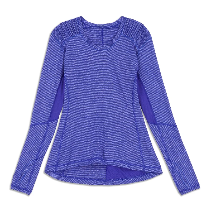 Women's Warm Long Sleeve T-shirt for Fall -Star Runner Long Sleeve Shirt - Resale