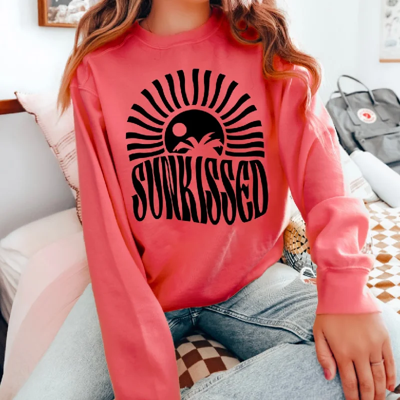 Women's T-shirt with Long Sleeves -Sunkissed • Watermelon Long Sleeve