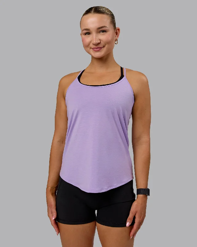 Women's Sleeveless Cami Tops for Layering -Swift Active Tank - Pale Lilac