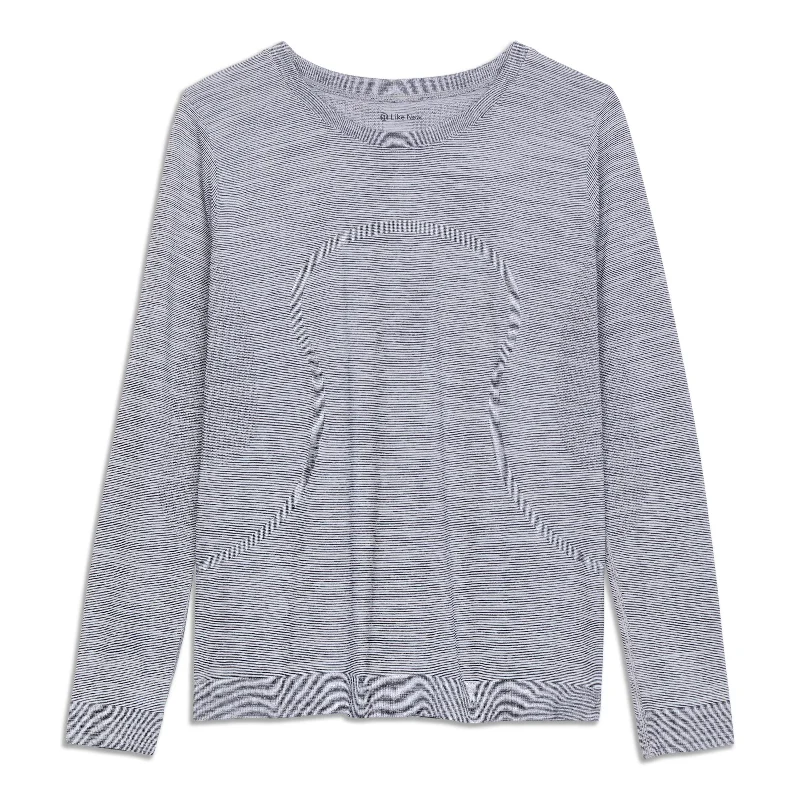 Women's Relaxed Fit Long Sleeve Tee for Comfort -Swiftly Breeze Long Sleeve Shirt - Resale Women's Relaxed Fit Long Sleeve Tee for Comfort -Swiftly Breeze Long Sleeve Shirt - Resale