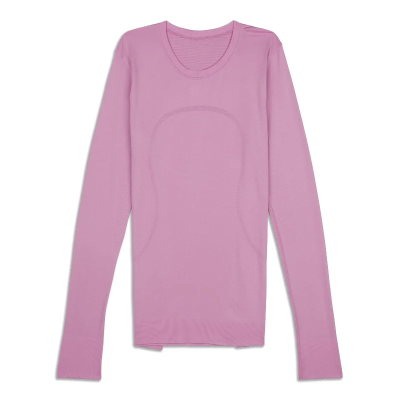 Women's Soft Long Sleeve Shirt for Casual Outfits -Swiftly Relaxed Long Sleeve - Resale Women's Soft Long Sleeve Shirt for Casual Outfits -Swiftly Relaxed Long Sleeve - Resale