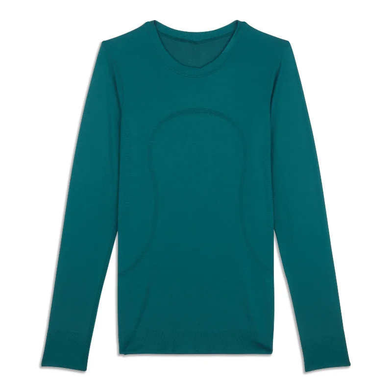 Women's Trendy Long Sleeve Shirt for Spring -Swiftly Relaxed Long Sleeve - Resale