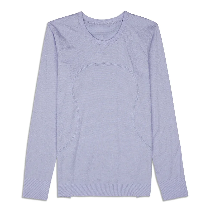 Women's Stretch Long Sleeve Shirt -Swiftly Relaxed Long Sleeve Shirt 2.0 - Resale