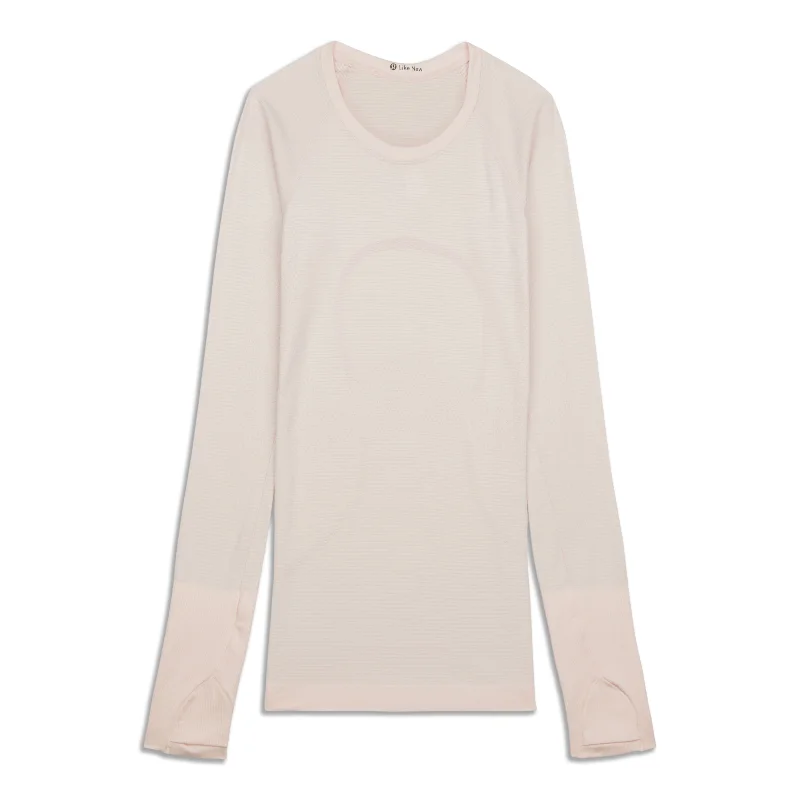 Women's Simple Long Sleeve T-shirt with Minimalist Design -Swiftly Tech Long Sleeve 2.0 - Resale Women's Simple Long Sleeve T-shirt with Minimalist Design -Swiftly Tech Long Sleeve 2.0 - Resale