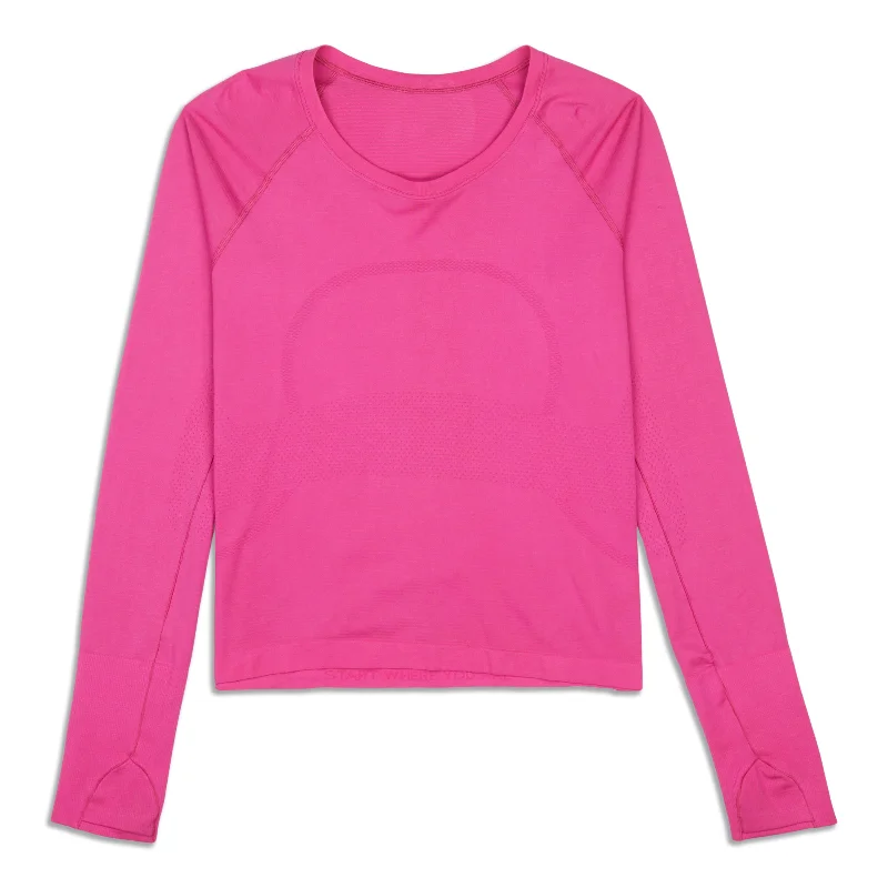 Women's Active Long Sleeve T-shirt -Swiftly Tech Long Sleeve 2.0 - Resale