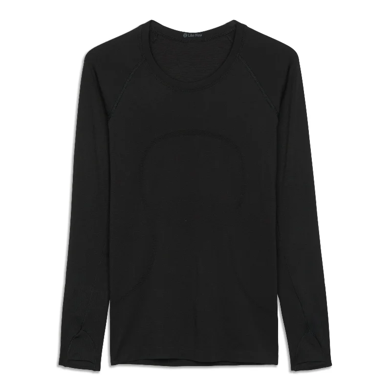 Women's Seamless Long Sleeve T-shirt -Swiftly Tech Long Sleeve Crew - Resale
