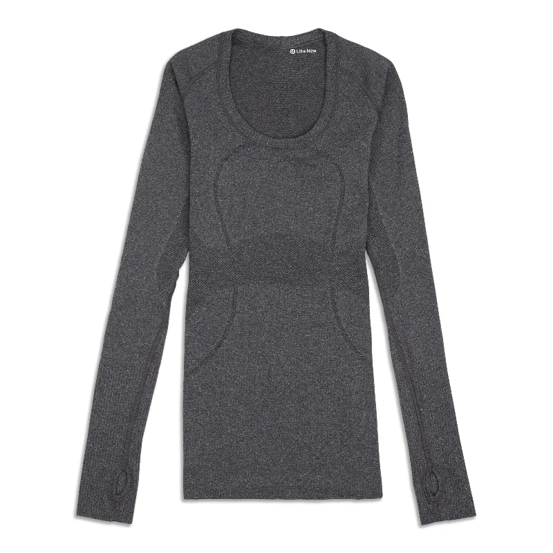 Women's Essential Long Sleeve T-shirt for Layering -Swiftly Tech Long Sleeve - Resale Women's Essential Long Sleeve T-shirt for Layering -Swiftly Tech Long Sleeve - Resale