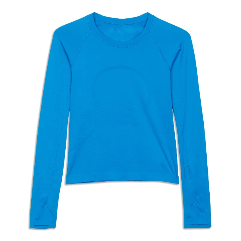 Women's Cozy Long Sleeve T-shirt for Winter Layering -Swiftly Tech Long Sleeve Shirt 2.0 - Resale
