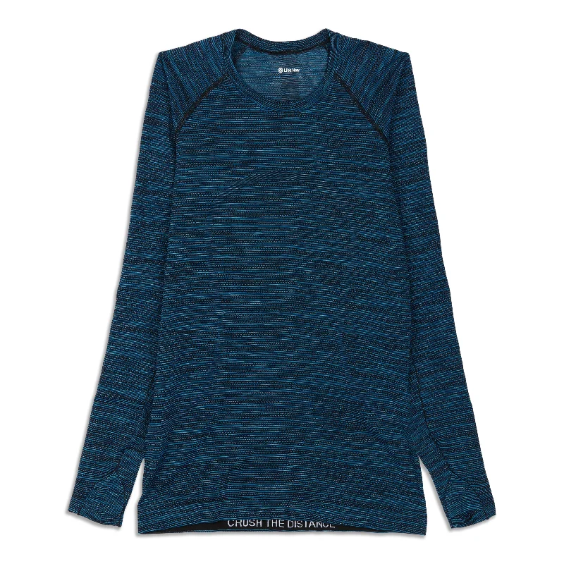 Women's Comfy Knit Long Sleeve T-shirt -Swiftly Tech Long Sleeve Shirt 2.0 - Resale