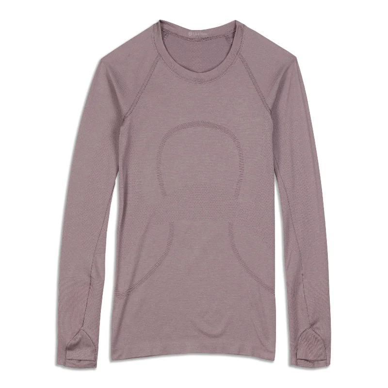 Women's Cozy Long Sleeve Tee with Modern Fit -Swiftly Tech Long Sleeve Shirt - Resale Women's Cozy Long Sleeve Tee with Modern Fit -Swiftly Tech Long Sleeve Shirt - Resale