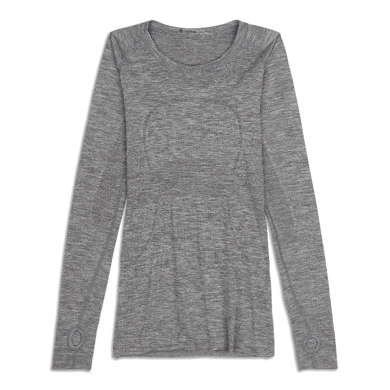 Women's Stylish Long Sleeve T-shirt for Office Wear -Swiftly Tech Long Sleeve Shirt - Resale Women's Stylish Long Sleeve T-shirt for Office Wear -Swiftly Tech Long Sleeve Shirt - Resale