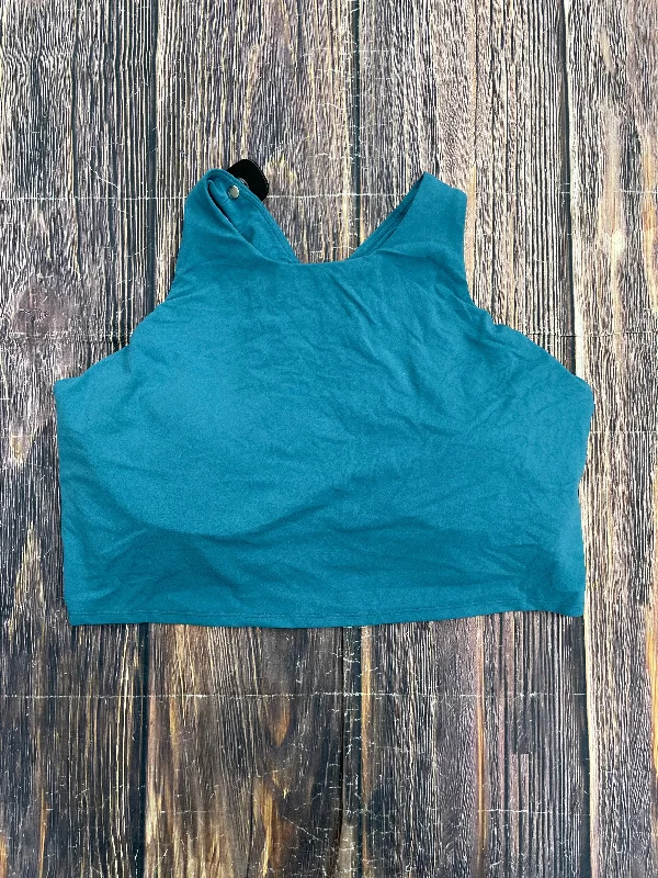 Women's Sleeveless Tank Tops with Chic Design -Teal Athletic Tank Top Athleta, Size 2x Women's Sleeveless Tank Tops with Chic Design -Teal Athletic Tank Top Athleta, Size 2x