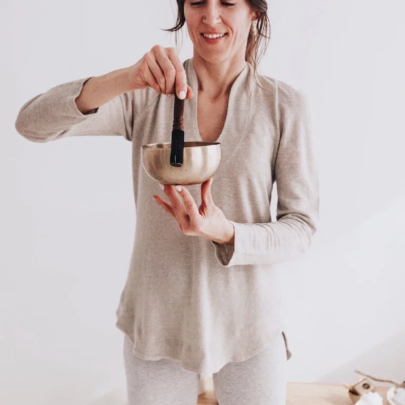 Women's Casual Long Sleeve T-shirt for Comfort -The Harmony Tunic - Long Sleeve - Hemp Women's Casual Long Sleeve T-shirt for Comfort -The Harmony Tunic - Long Sleeve - Hemp