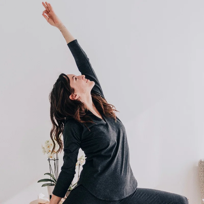 Women's Modern Long Sleeve T-shirt -The Harmony Tunic - Long Sleeve - Organic Cotton Women's Modern Long Sleeve T-shirt -The Harmony Tunic - Long Sleeve - Organic Cotton
