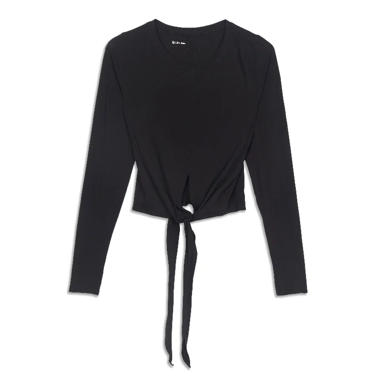 Women's Crewneck Long Sleeve T-shirt -Time To Restore Long Sleeve - Resale