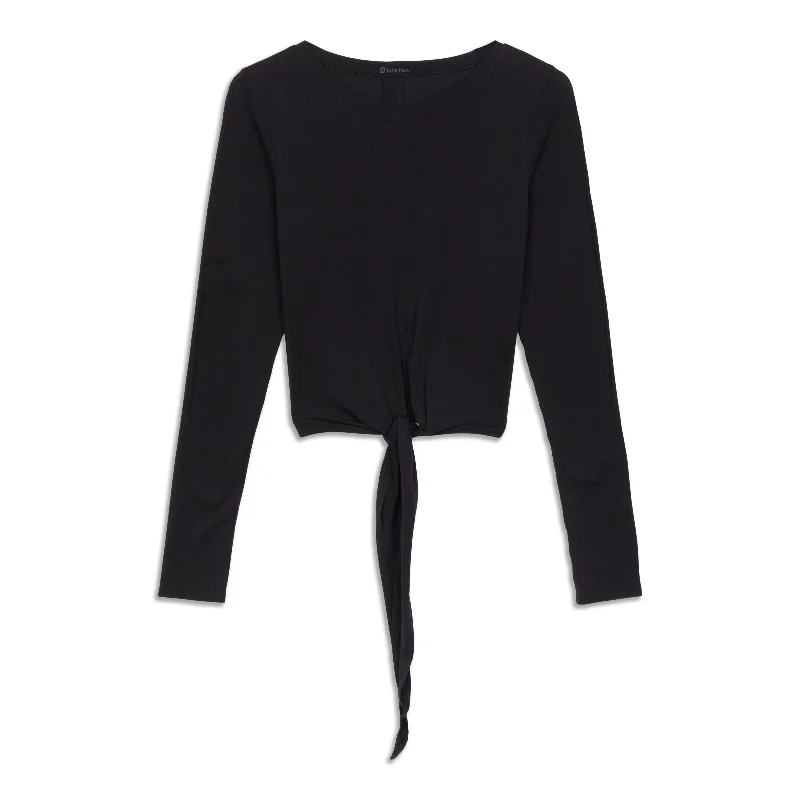 Women's Long Sleeve T-shirt for Weekend Wear -Time To Restore Long Sleeve Shirt - Resale