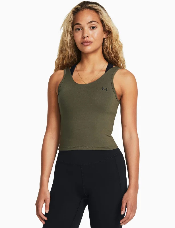 Women's Sexy Tank Tops for Evening Wear -Motion Tank - Marine OD Green/Black
