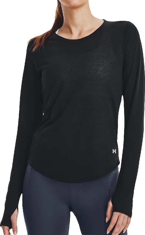 Women's Relaxed Fit Long Sleeve T-shirt with Fun Prints -Under Armour Streaker Long Sleeve Womens Running Top - Black Women's Relaxed Fit Long Sleeve T-shirt with Fun Prints -Under Armour Streaker Long Sleeve Womens Running Top - Black