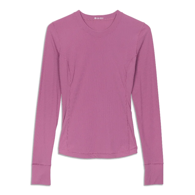 Women's Plain Long Sleeve T-shirt -Ventilated -Back Running Long Sleeve Shirt - Resale Women's Plain Long Sleeve T-shirt -Ventilated -Back Running Long Sleeve Shirt - Resale